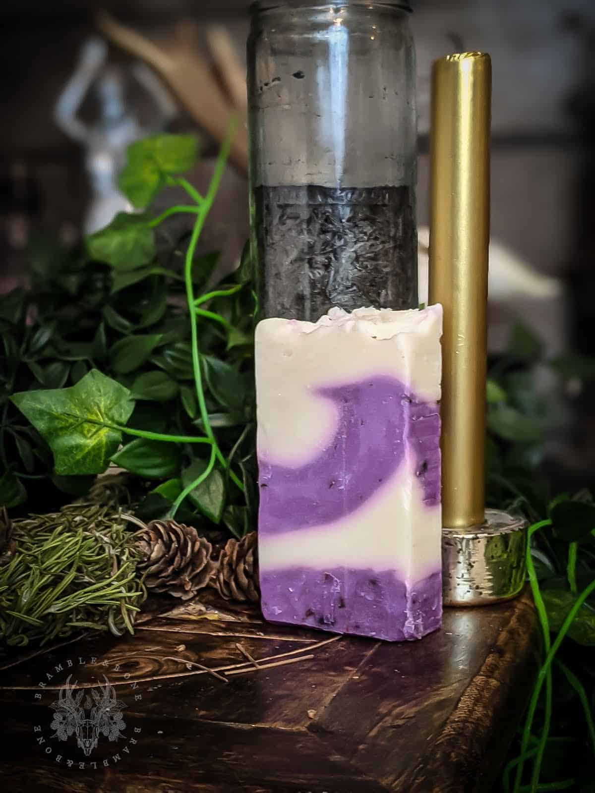 Lavender olive oil soap for love, friendship, peace and tranquility magic.