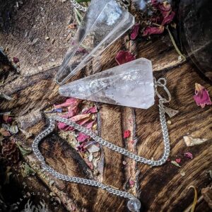 Clear Quartz Pendulum