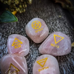 Elements Symbols Divination- Rose Quartz