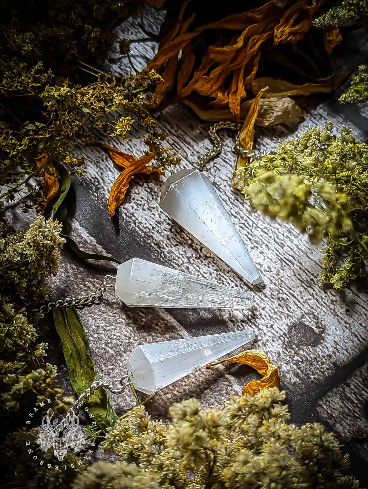 Selenite Pendulum