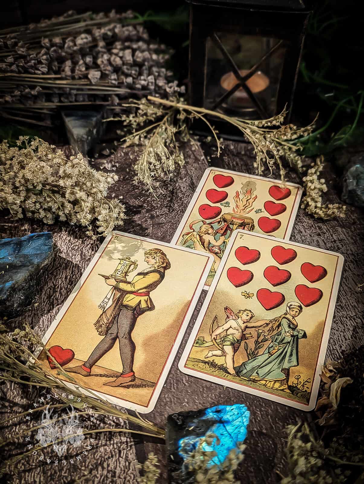 Medieval Oracle The Medieval Fortune Telling Cards - 1800s German Playing Card ...