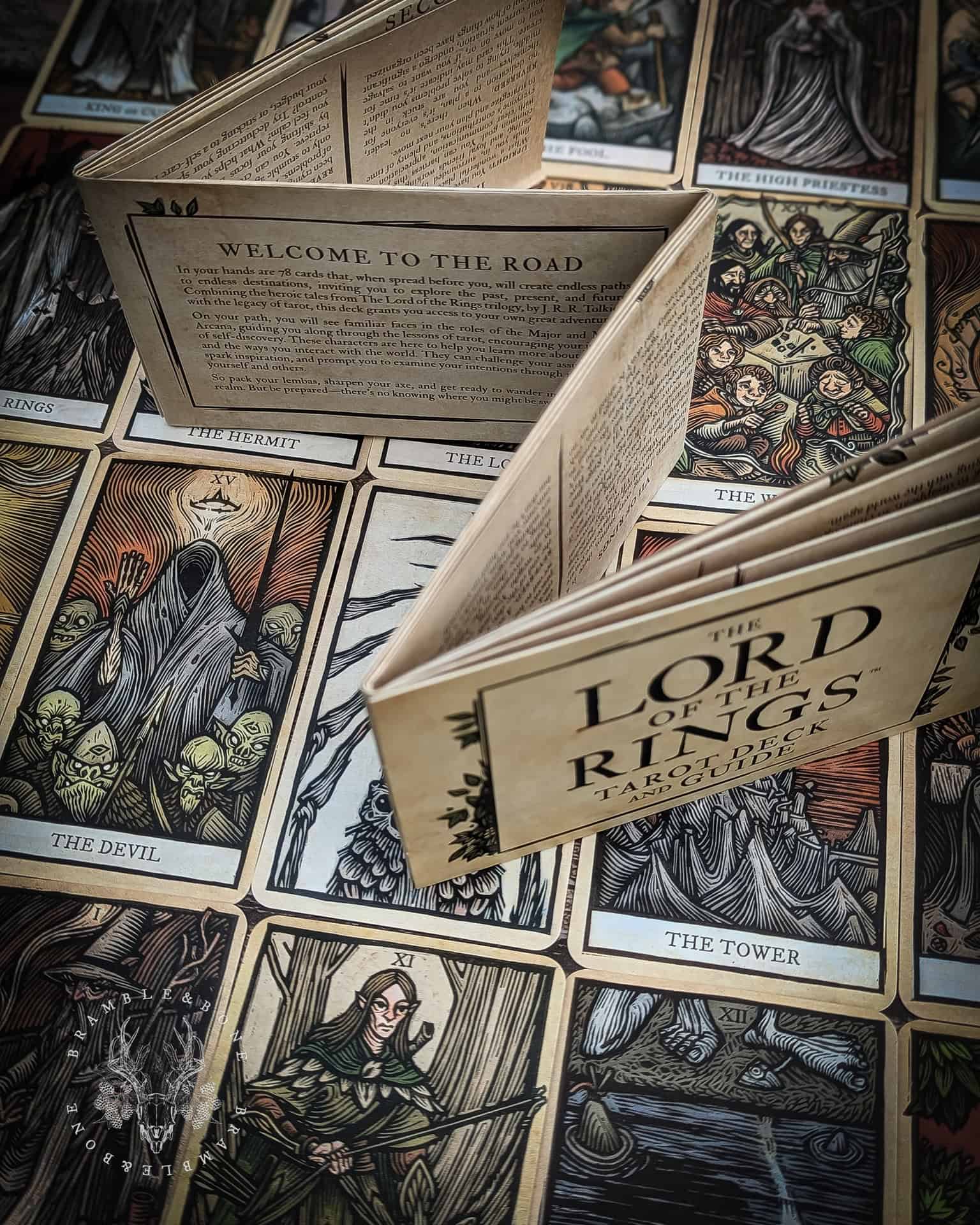 The Lord Of The Rings Official Tarot Deck - 78 Cards With Guide, Gold Foil Design, Perfect For Fans & Beginners - View #11